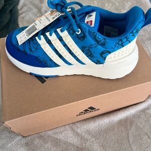 Adidas Kids Blue Lego Collab Shoes
